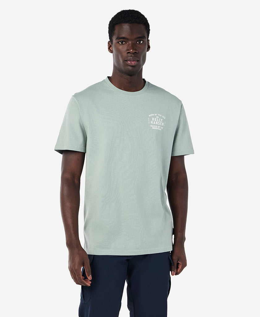 Image of T-Shirts. Product name - RAVINE T-SHIRT, Grey Cactus in Grey Cactus colour by brand - Helly Hansen
