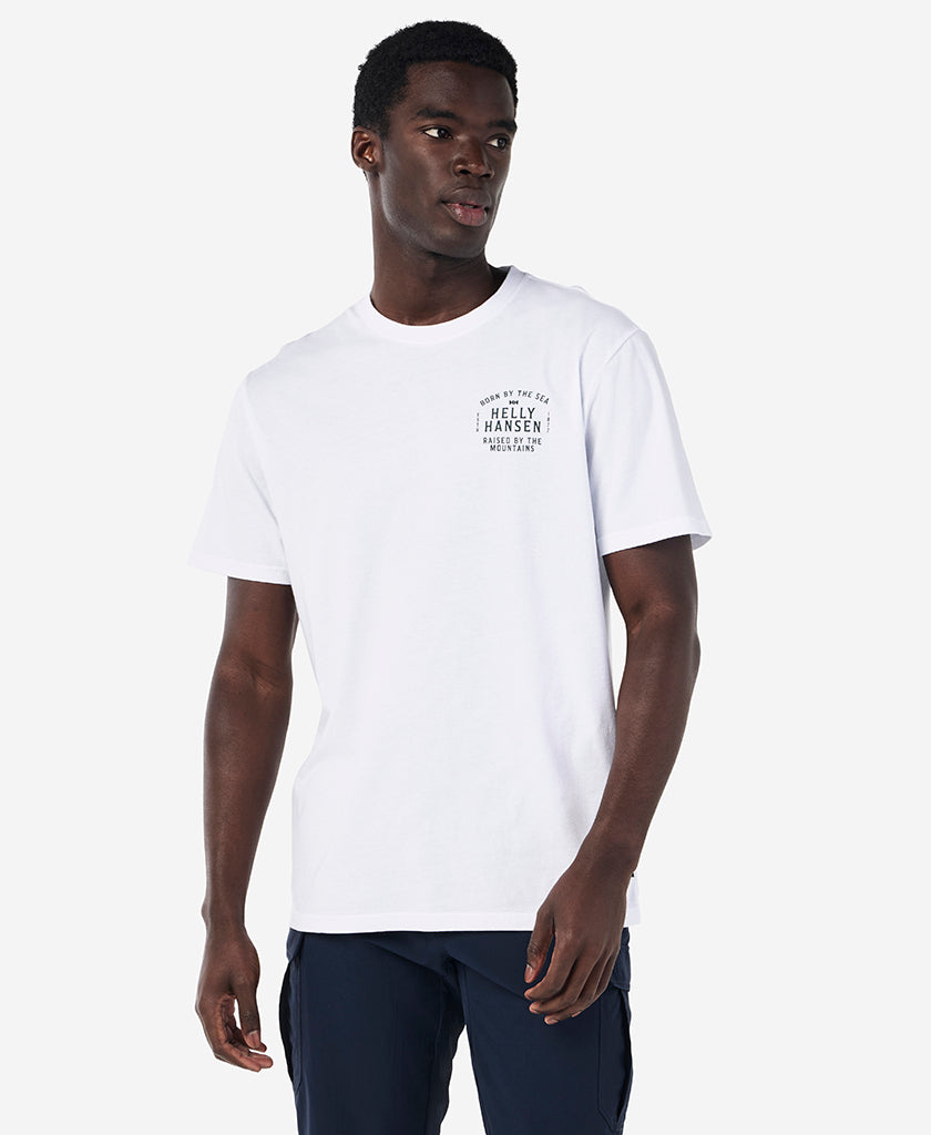 Image of T-Shirts. Product name - RAVINE T-SHIRT, White in White colour by brand - Helly Hansen