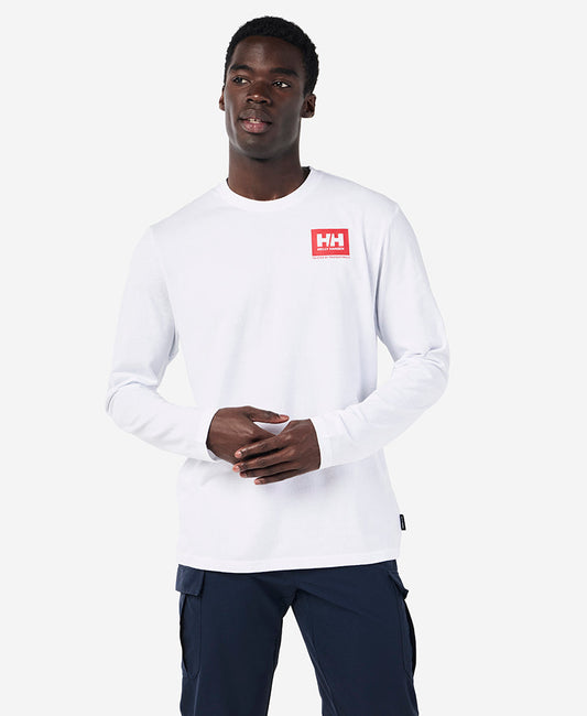 Helly Hansen BOX OUTLINE L/S T-SHIRT (White)
