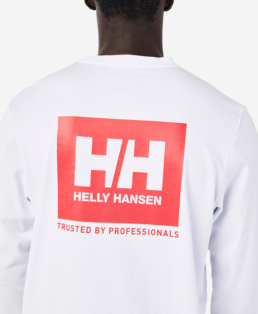 Helly Hansen BOX OUTLINE L/S T-SHIRT (White)