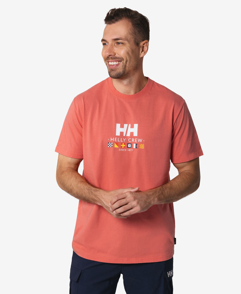 Image of T-Shirts. Product name - SEAFARER T-SHIRT, Sunset Pink in Sunset Pink colour by brand - Helly Hansen