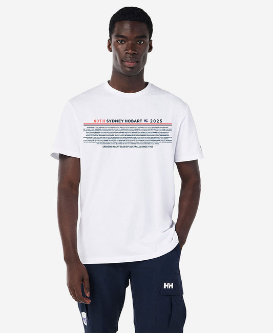 Image of T-Shirts. Product name - RSHYR25 BOAT NAME T-SHIRT, White in White colour by brand - Helly Hansen