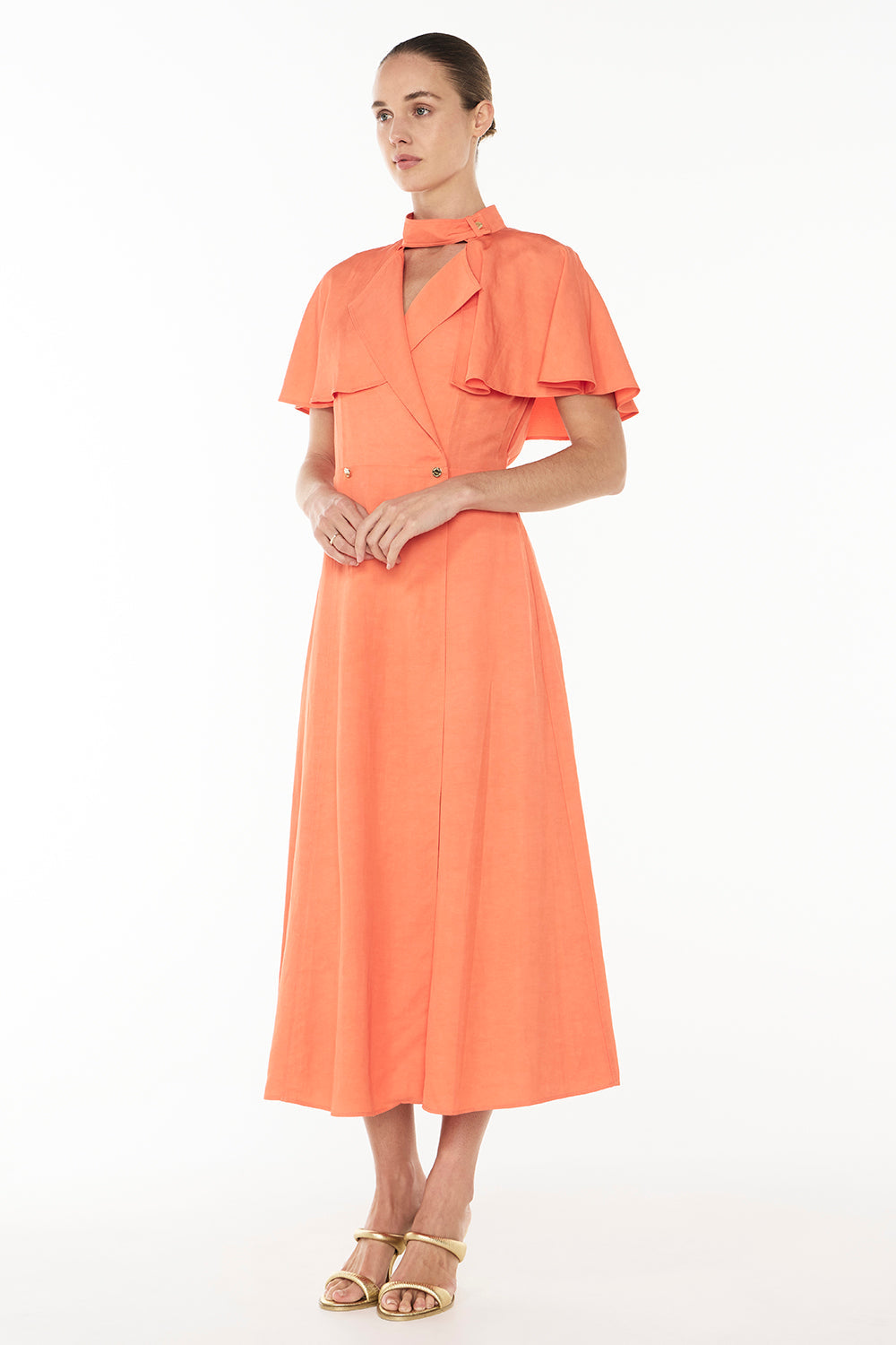La Promenade Dress (Coral)