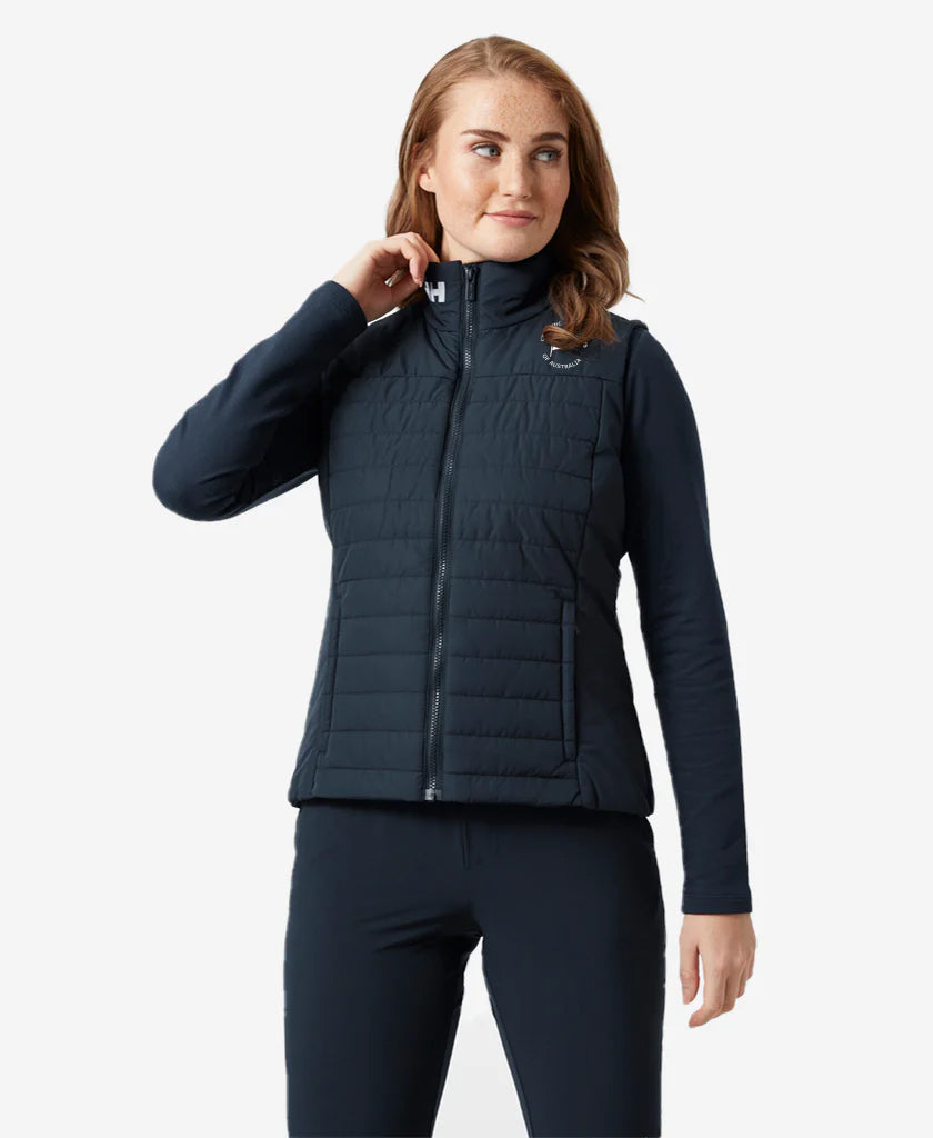 Image of Coats & Jackets. Product name - W CYCA INSULATOR VEST 2.0, Navy in Navy colour by brand - Helly Hansen