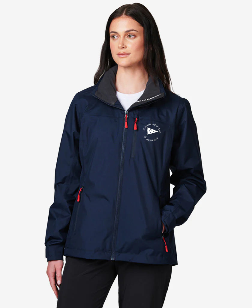 Image of Coats & Jackets. Product name - W CYCA CREW MIDLAYER JACKET, Navy in Navy colour by brand - Helly Hansen