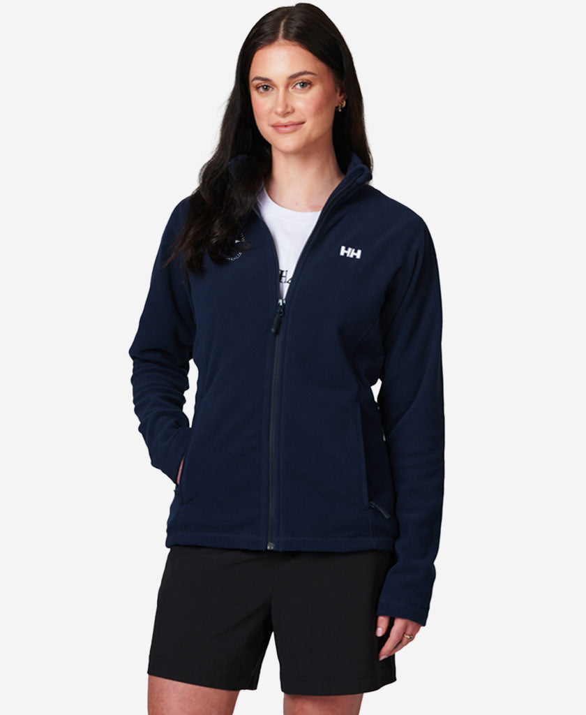 Image of Coats & Jackets. Product name - W CYCA DAYBREAKER FLEECE JACKET, Navy in Navy colour by brand - Helly Hansen