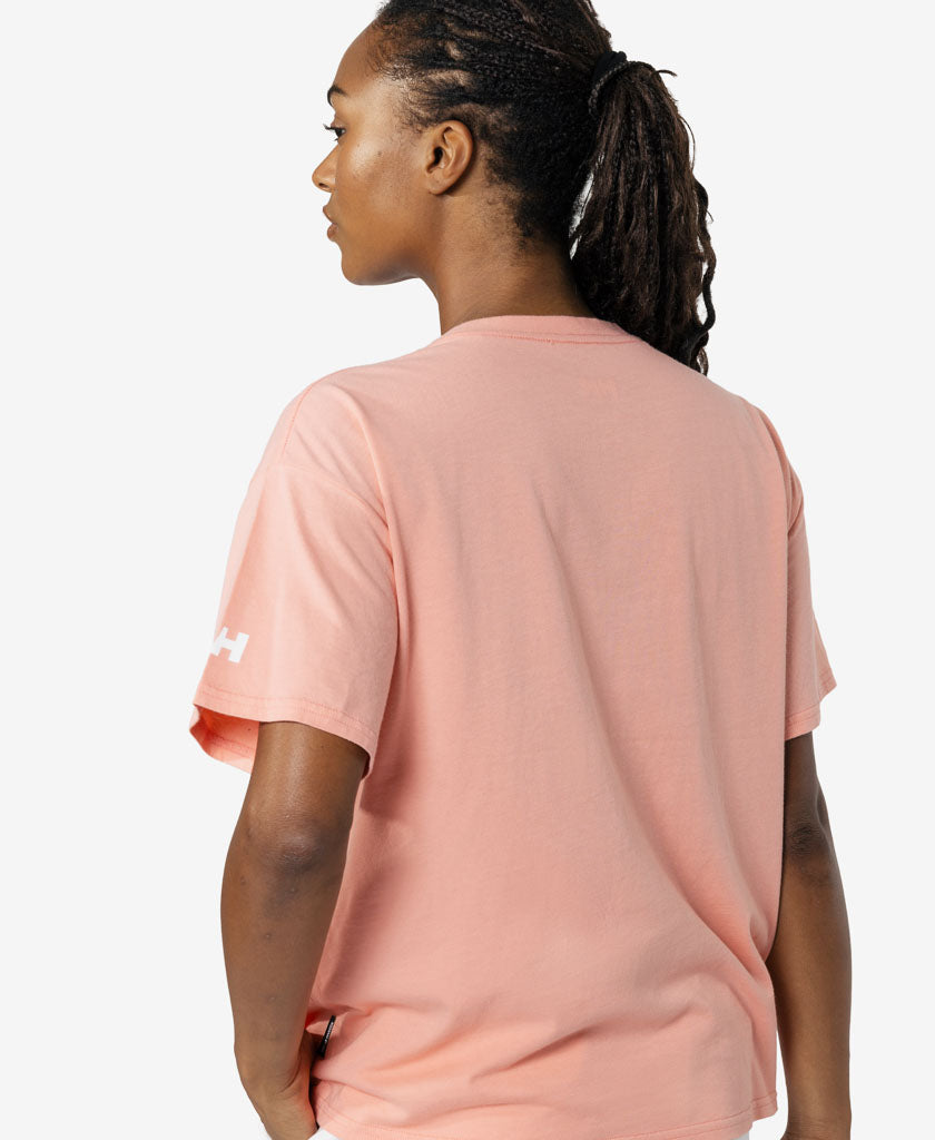 Helly Hansen W OUTLINE T-SHIRT (Coral Almond)