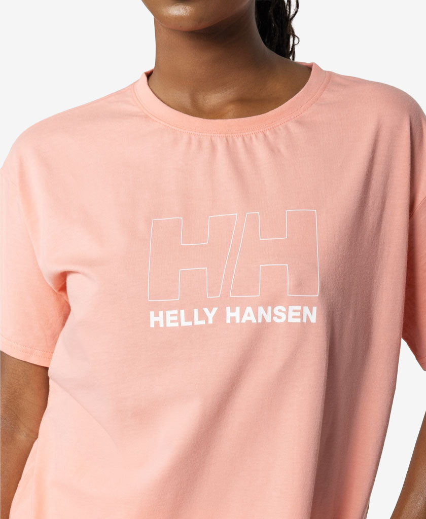 Helly Hansen W OUTLINE T-SHIRT (Coral Almond)