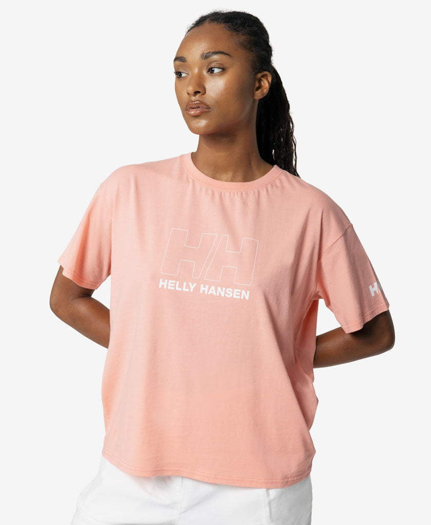 Helly Hansen W OUTLINE T-SHIRT (Coral Almond)