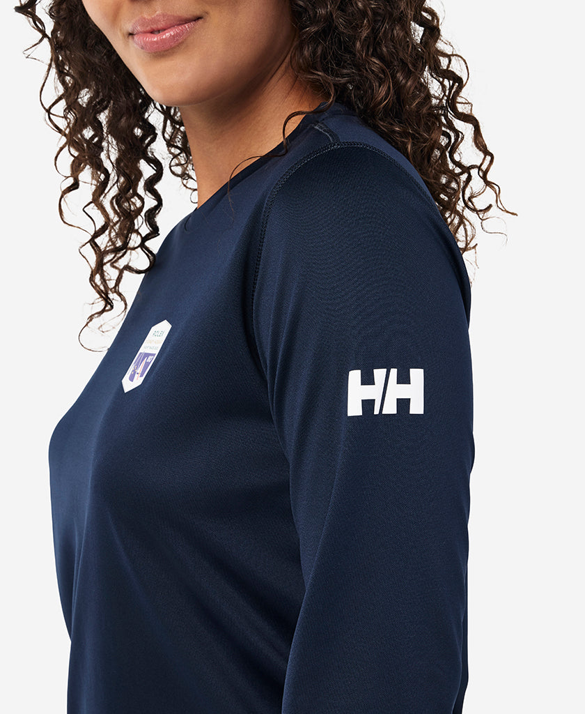 Helly Hansen RSHYR25 W TECH CREW LS (Navy)