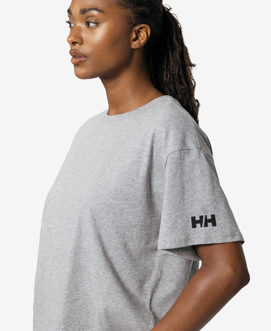 Helly Hansen W CREW T-SHIRT 2.0 (Grey Melange)