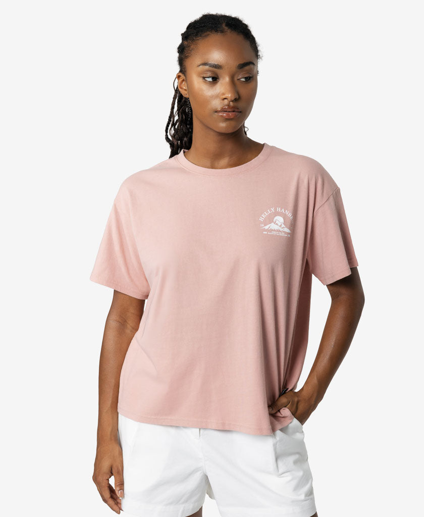 Image of T-Shirts. Product name - W BRUFJELL T-SHIRT, Pink Salt in Pink Salt colour by brand - Helly Hansen
