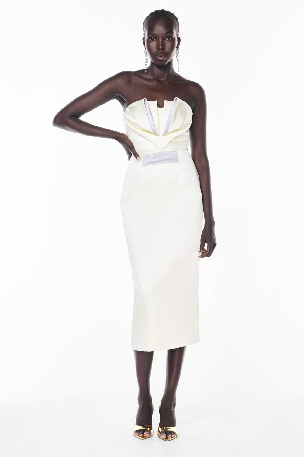 Stories We Tell Midi Dress (Lemon)