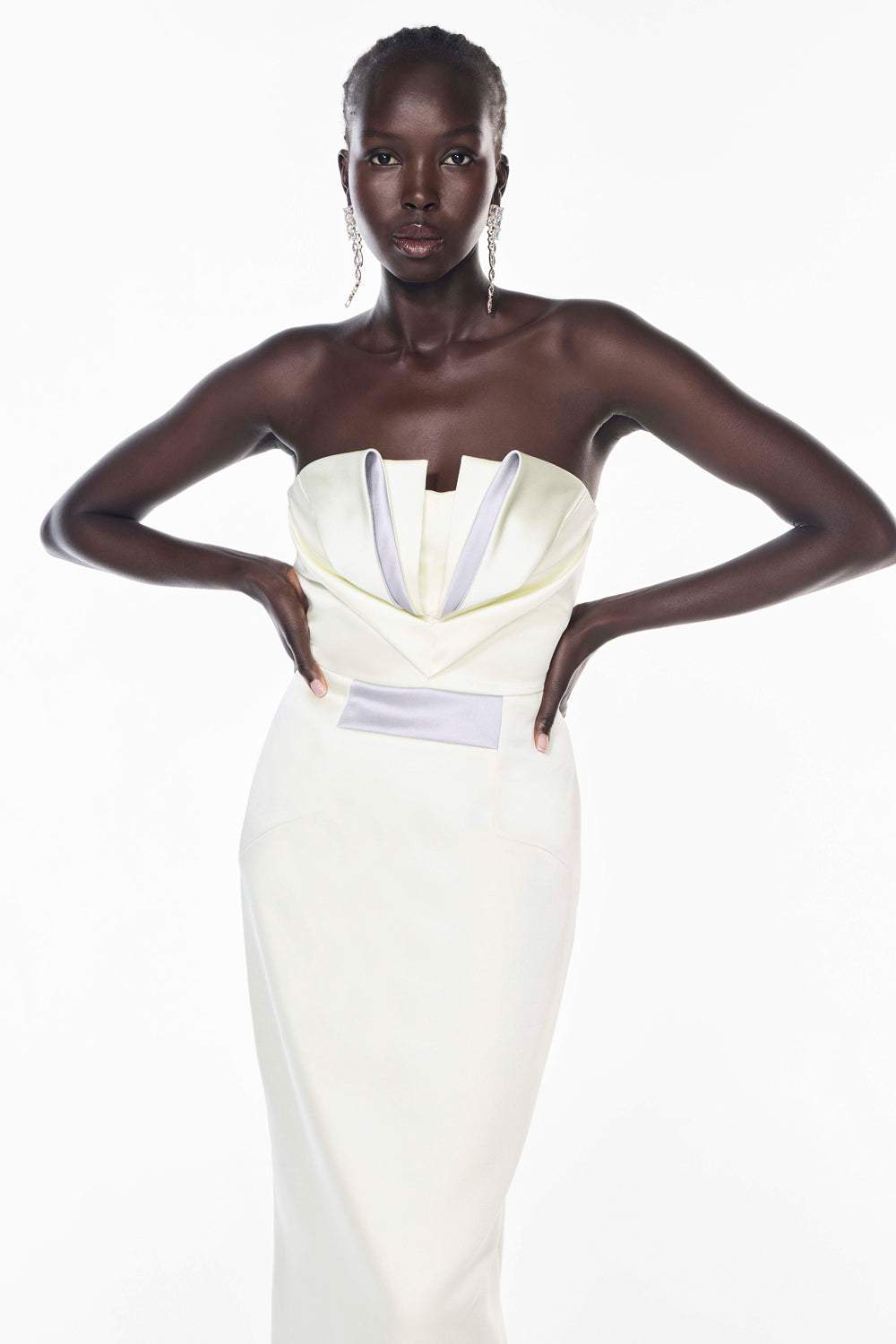 Image of Dresses. Productname: Stories We Tell Midi Dress in LEMON colour by brand - Manning Cartell