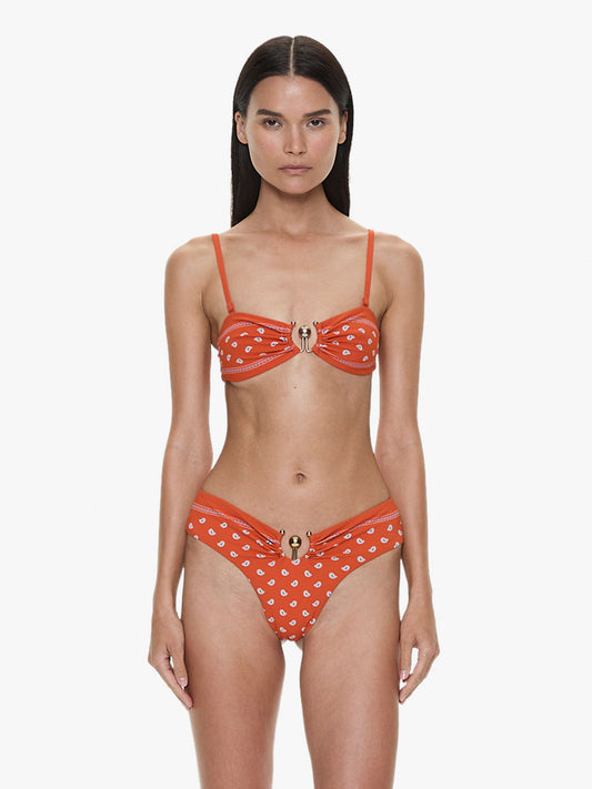 Image of Swimwear. Product name - Bandana Ruched Orbit Bandeau in Print colour by brand - CHRISTOPHER ESBER