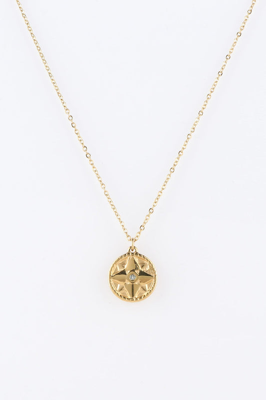 Image of Accessories. Productname: Aurelia Gold Star Necklace in Gold colour by brand - Heychic