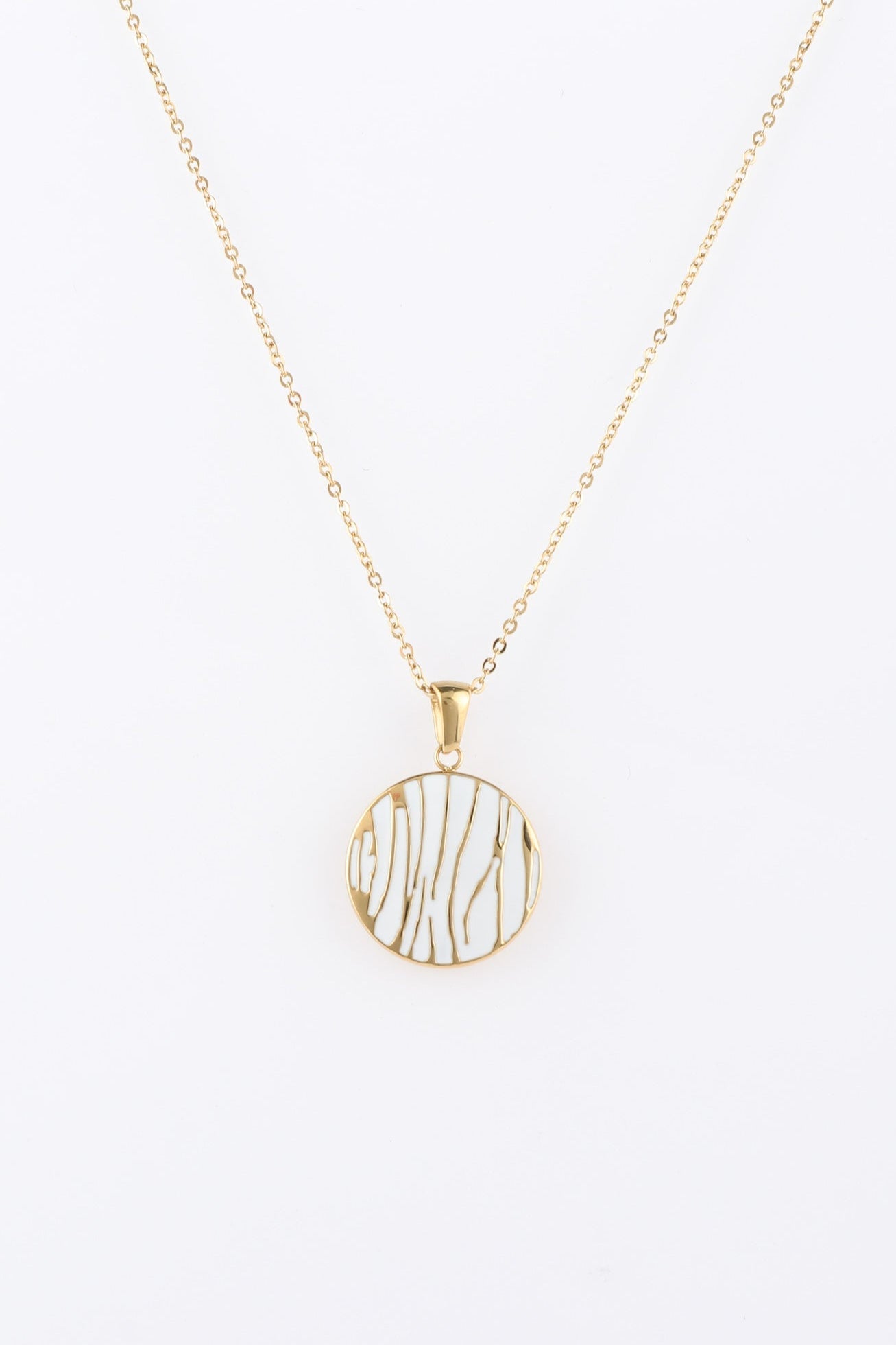 Image of Accessories. Productname: Kaya Gold Pendant Necklace in Gold colour by brand - Heychic