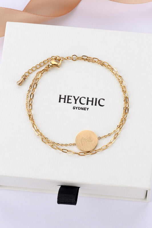 Heychic Forever Me Chain Bracelet (Gold)