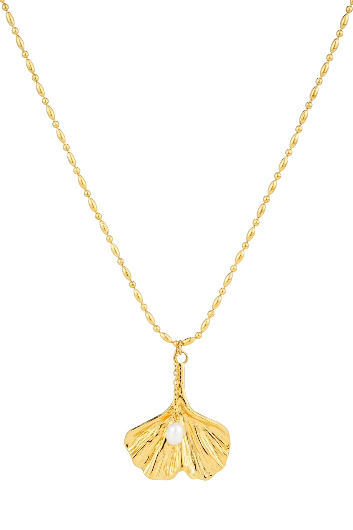 HEYCHIC Orla Leaf Necklace (Gold)