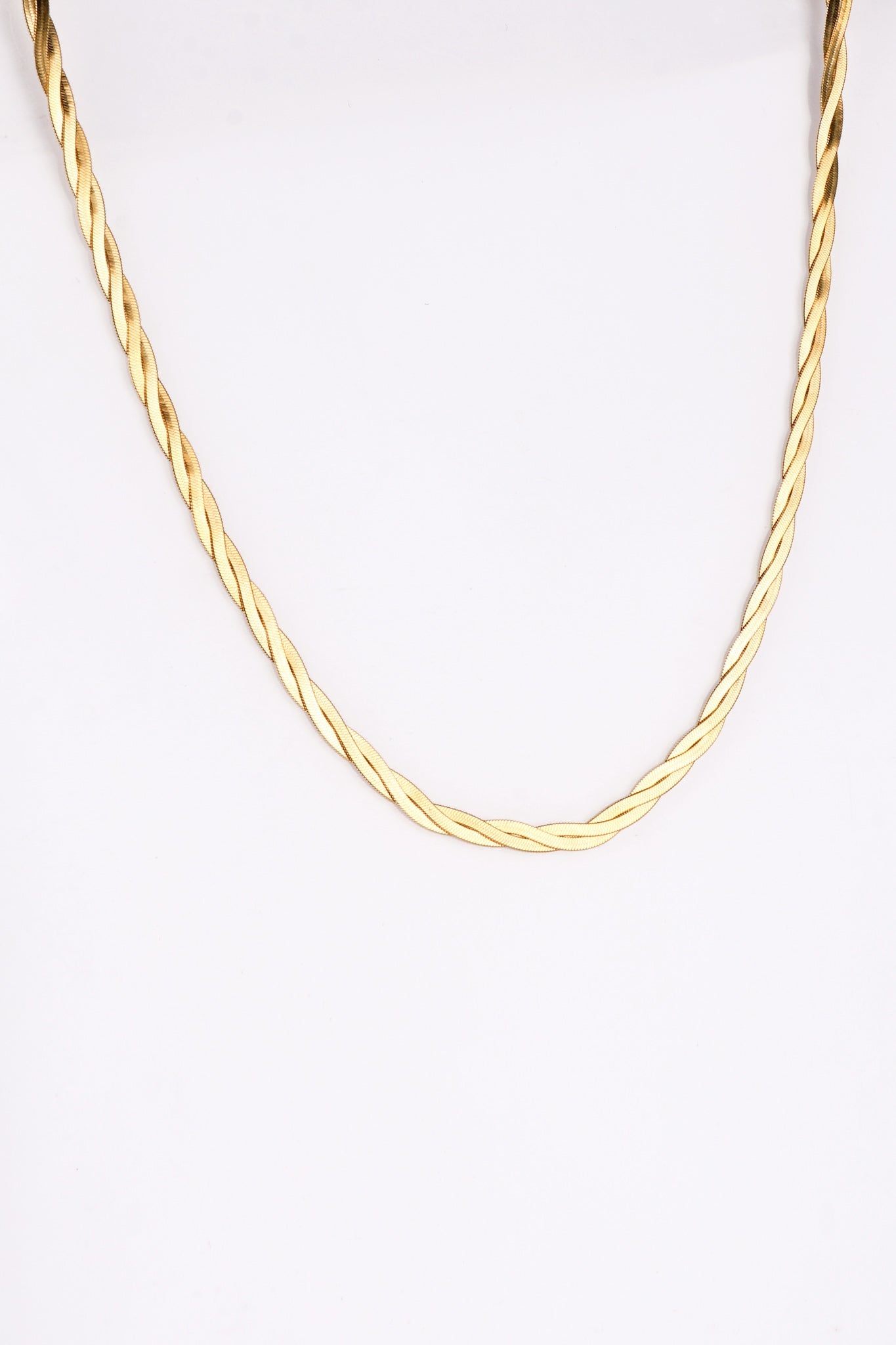Heychic Elysian Twisted Chain Necklace (Gold)