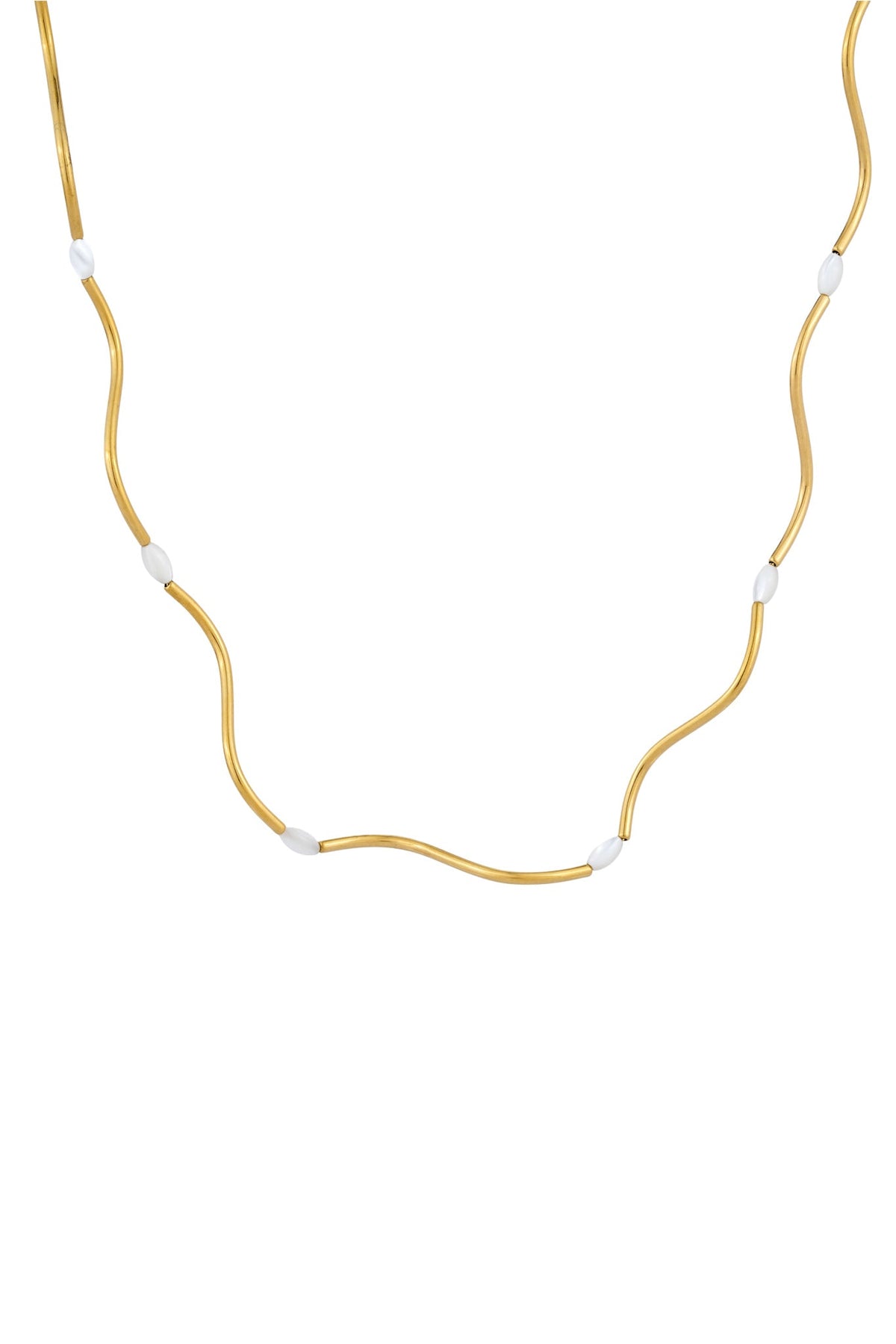 HEYCHIC Renna Wave Necklace (Gold)