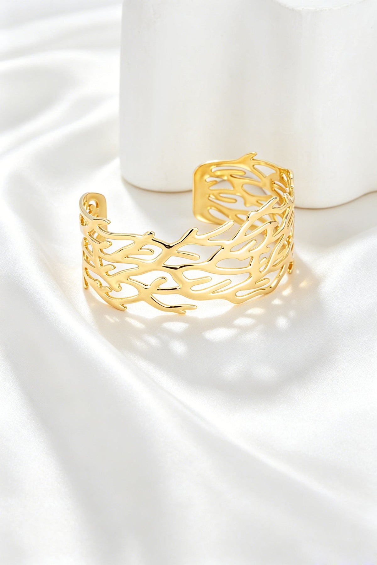 Image of Accessories. Product name - Corina Gold Bangle in Gold colour by brand - HEYCHIC