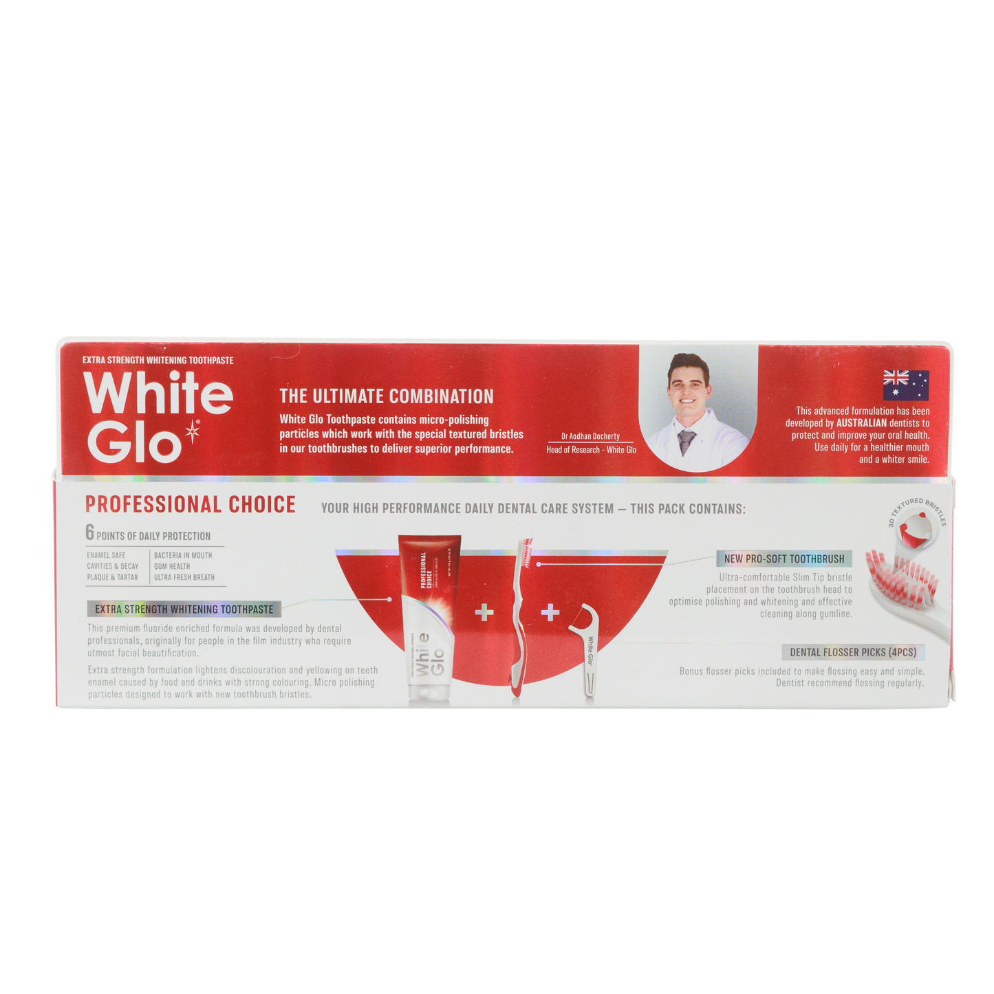 White Glo Professional Choice Toothpaste 150g (New)