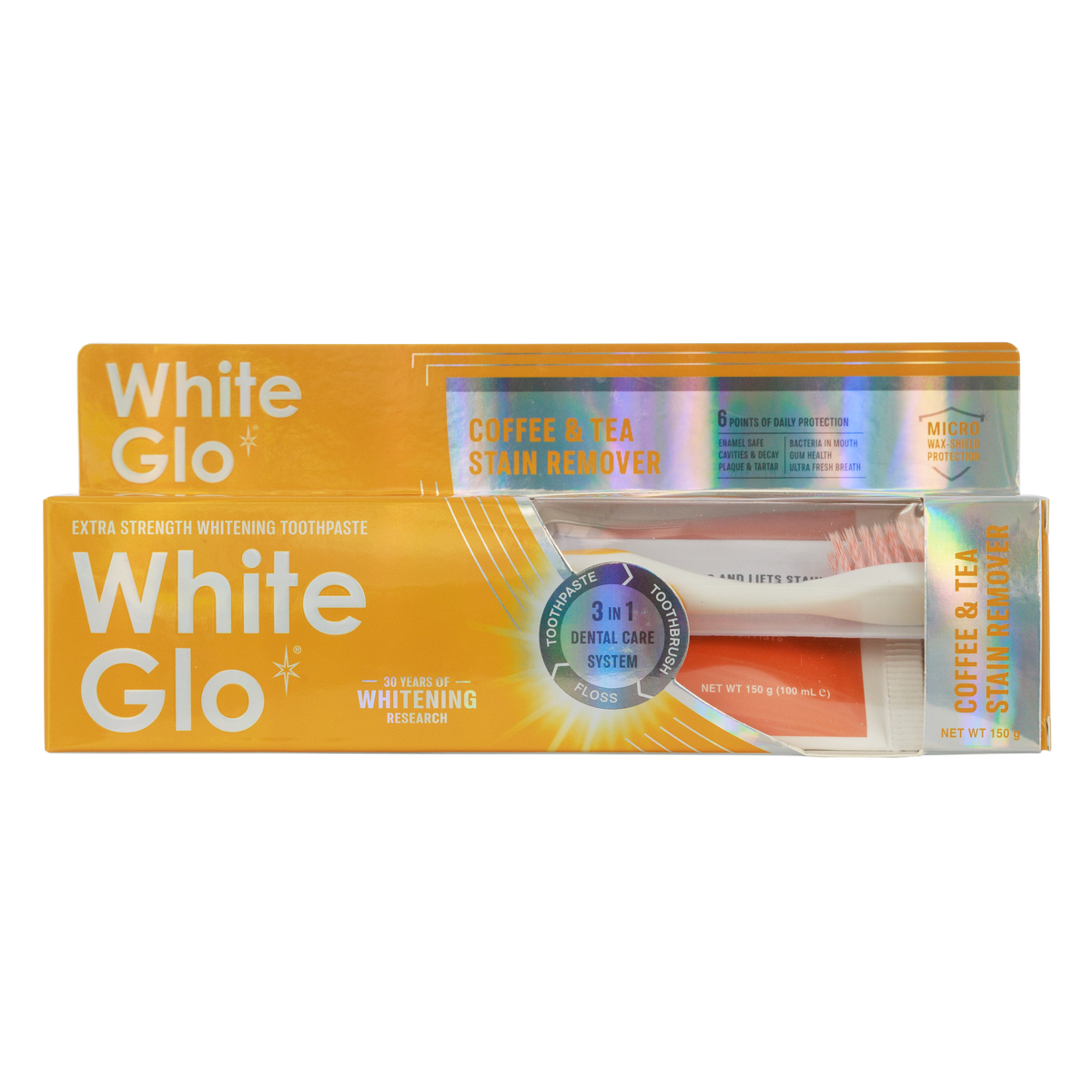 Image of Oral Care. Product name - Coffee & Tea Toothpaste 150g (New) in colour by brand - White Glo