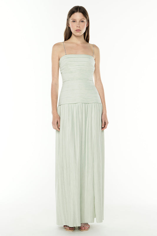 Image of Dresses. Productname: Royal Debut Dress in SAGE colour by brand - Manning Cartell
