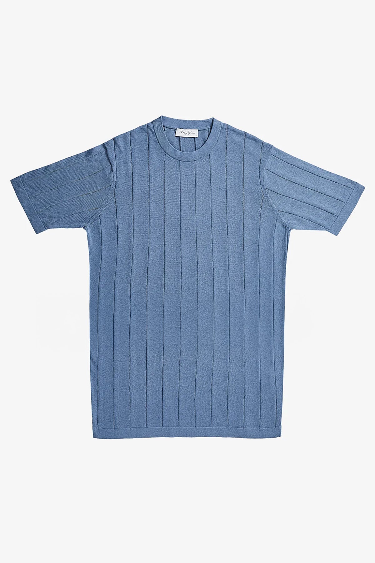 Anthony Squires Aviation Knitted Tee - Light (Blue)