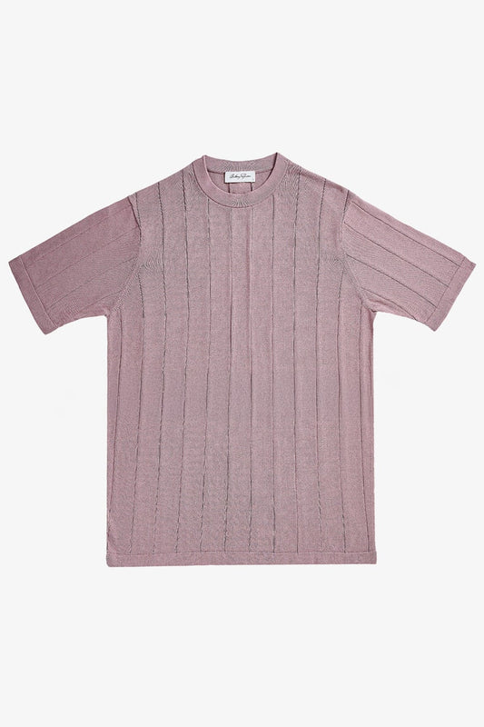 Anthony Squires Aviation Knitted Tee (Purple)
