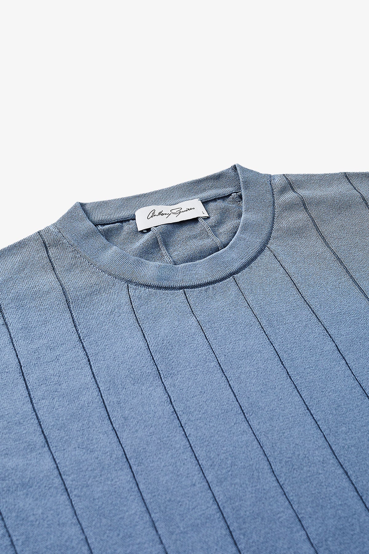 Anthony Squires Aviation Knitted Tee - Light (Blue)