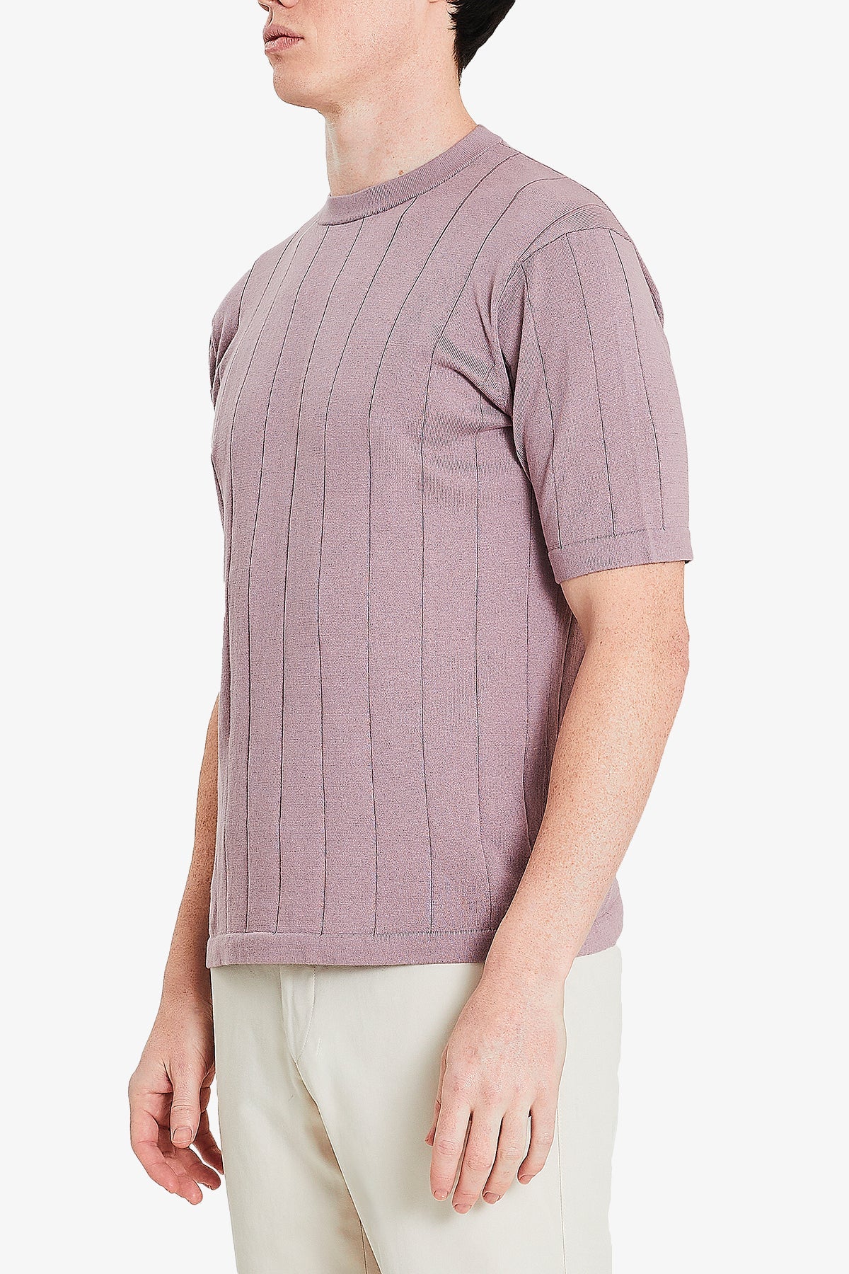 Anthony Squires Aviation Knitted Tee (Purple)