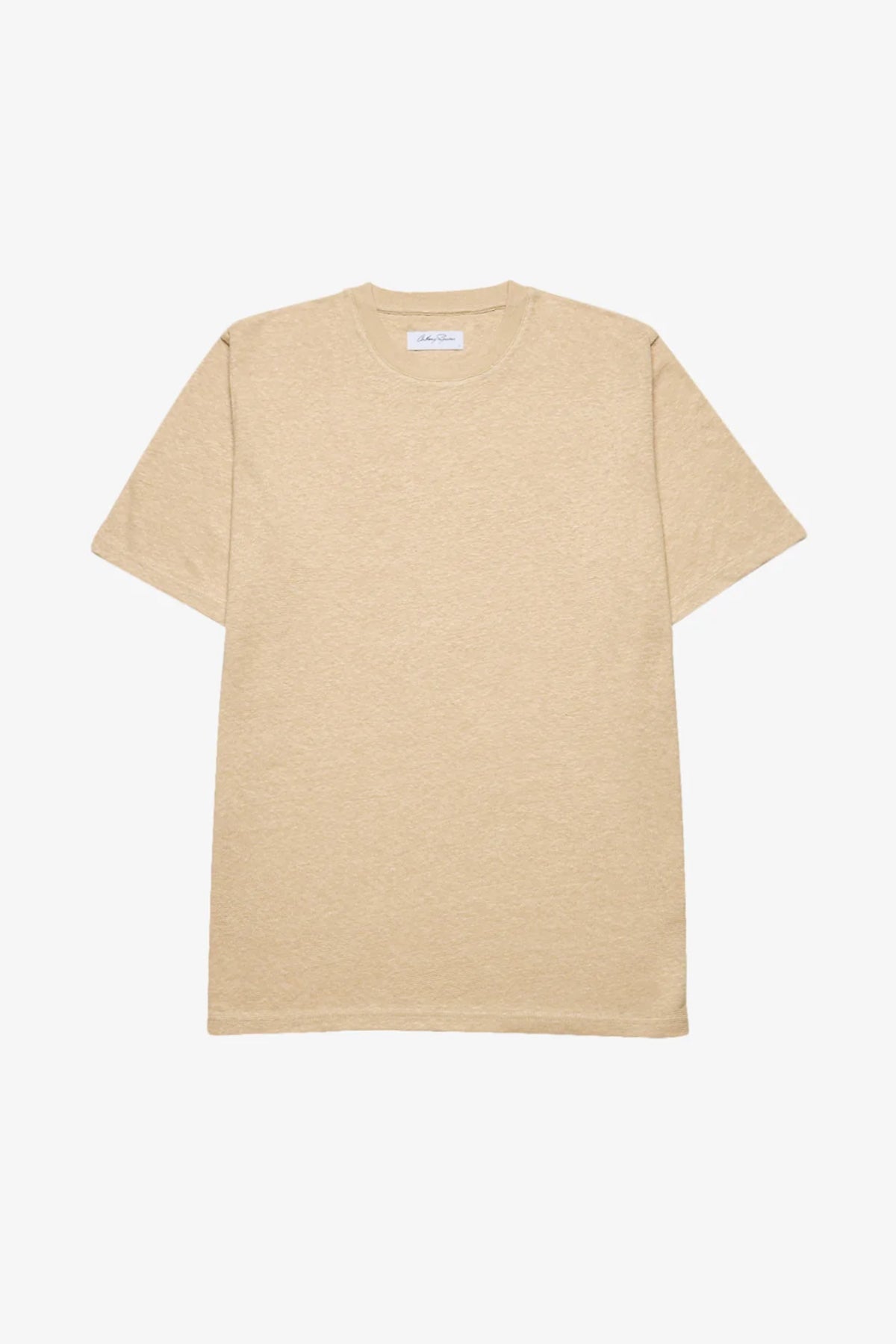 Anthony Squires linen blend tee (Fawn)