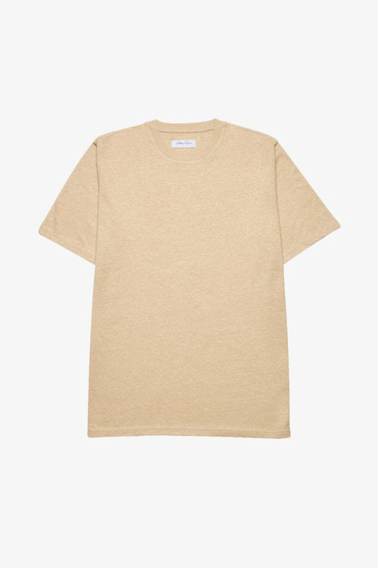 Anthony Squires linen blend tee (Fawn)