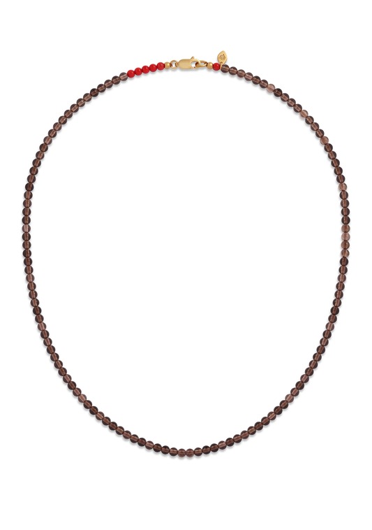 Image of Accessories. Productname: Auguste The Label Amulet Gemstone Necklace in Print colour by brand - Auguste The Label