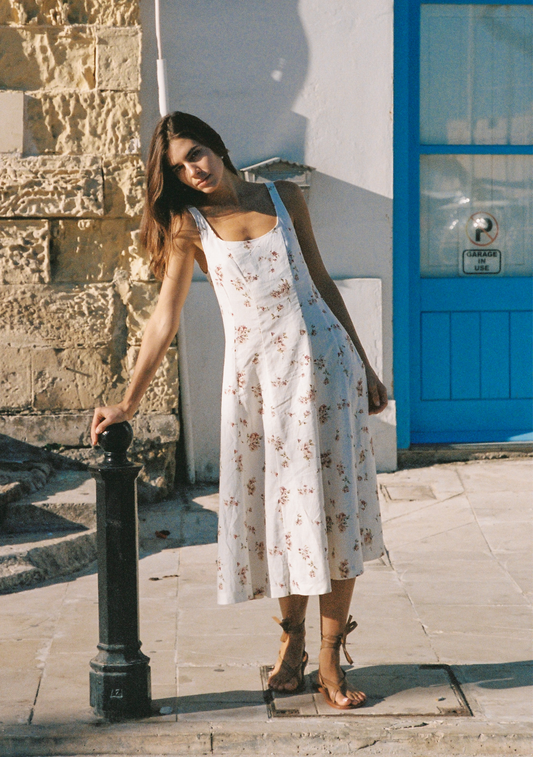 Image of Dresses. Productname: Auguste The Label Loren Midi Dress in Print colour by brand - Auguste The Label