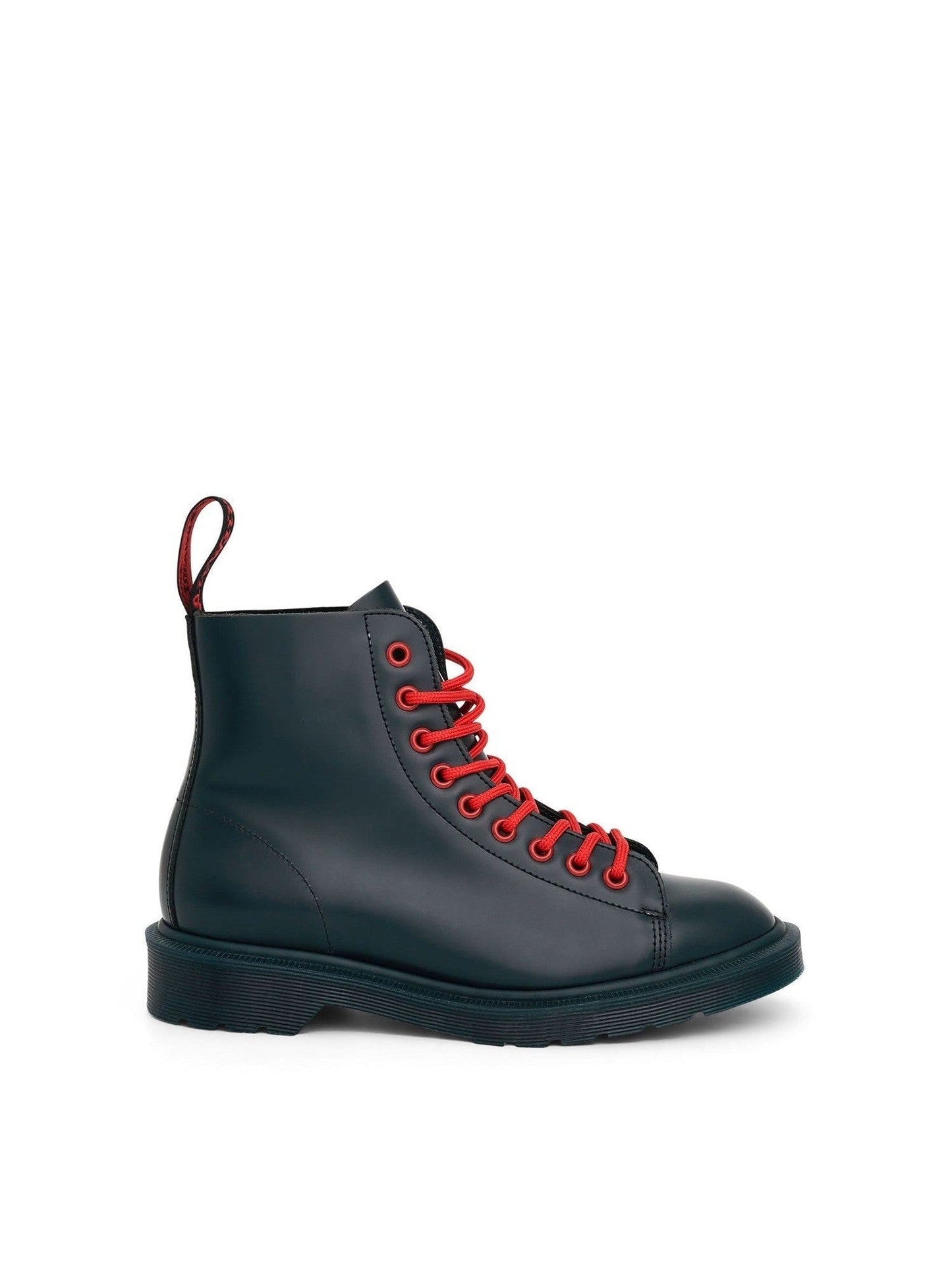 Image of Boots. Productname: OFF-WHITE Off-White X Dr Martens Les Boots in BLUE colour by brand - OFF-WHITE