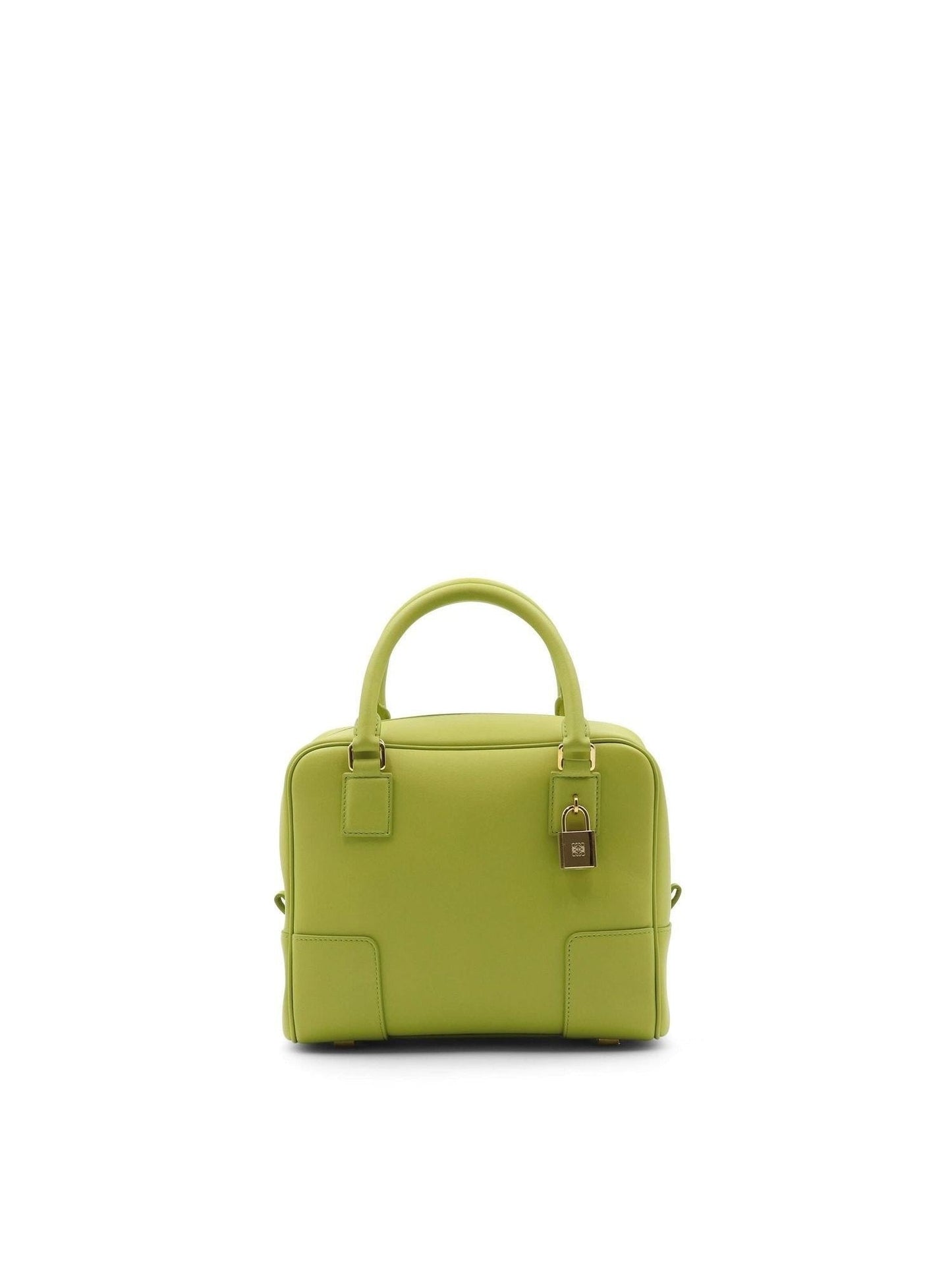 Image of Bags. Productname: LOEWE Amazona 19 Bag in Nappa Calfskin in Lime Yellow colour by brand - LOEWE