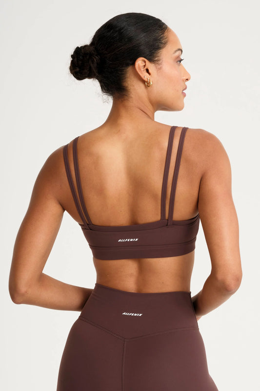 ALLFENIX CloudCore Double Layer Sports Bra (Espresso)