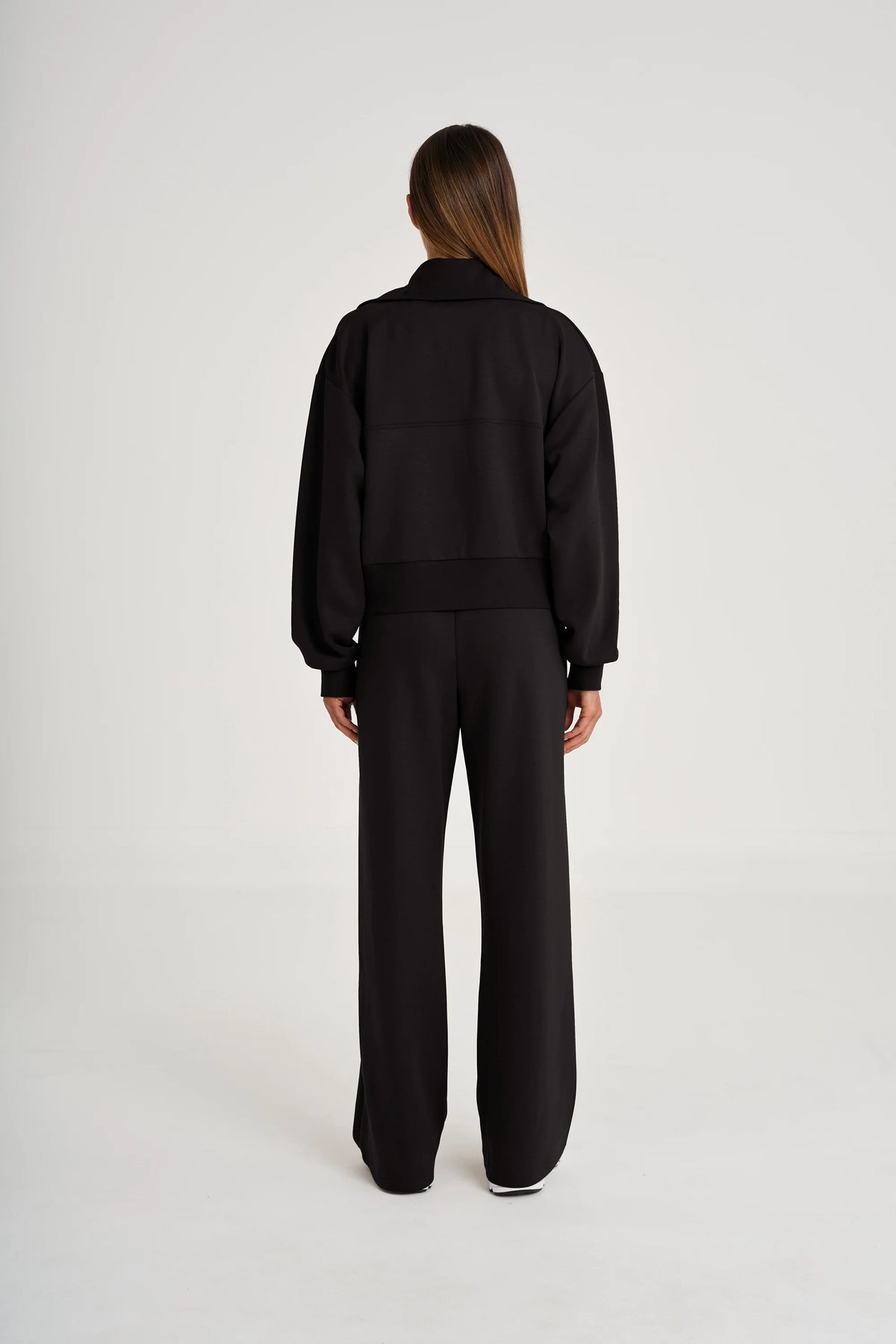 Soft Luxury 1/4 Zip Jumper (Black)