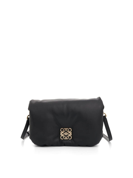 Image of Bags. Productname: LOEWE Mini Puffer Goya Bag in BLACK colour by brand - LOEWE