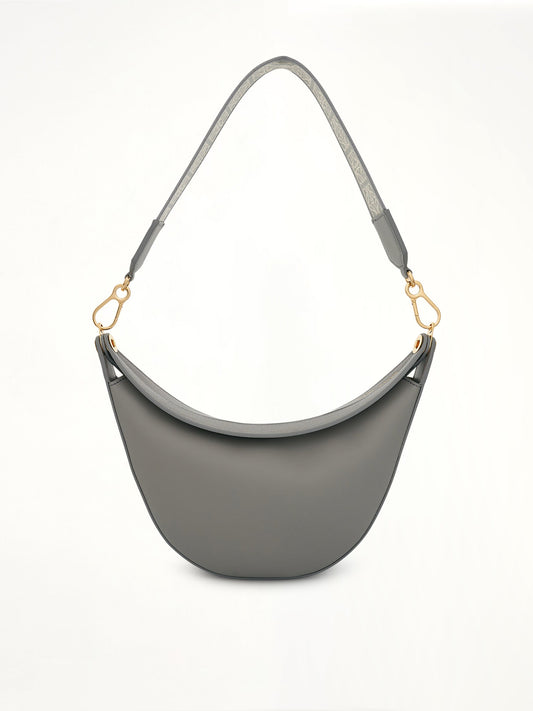 Image of Bags. Product name - Small Loewe Luna Bag in Grey colour by brand - LOEWE