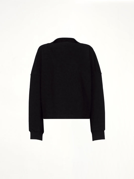 ALAIA Boatneck Sweatshirt (Black)