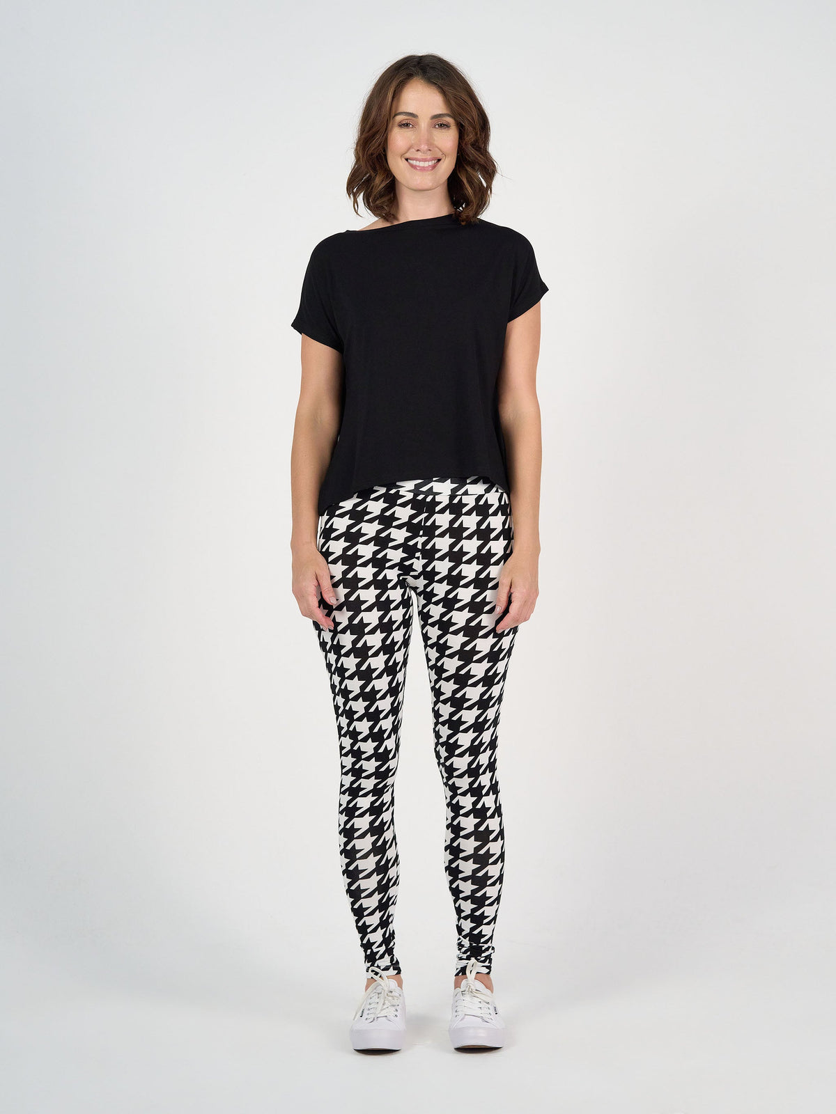 Lou Lou Wilde Bamboo Box Fit Tee (Black)