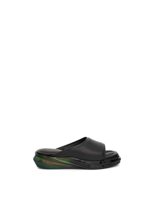 Image of Sandals. Productname: 1017 ALYX 9SM Mono Slide in BLACK colour by brand - 1017 ALYX 9SM