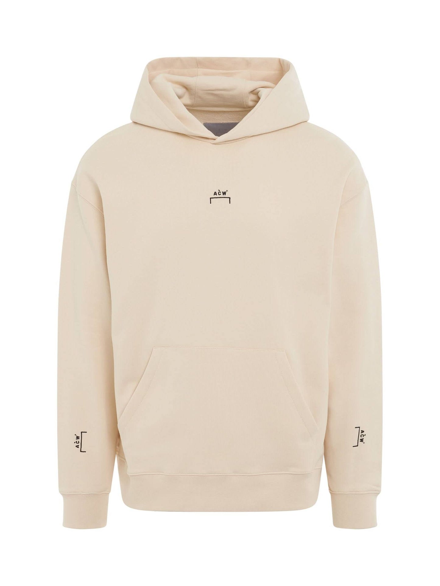 Image of Shoes. Product name - Essential Hoodie in Beige colour by brand - A-COLD-WALL