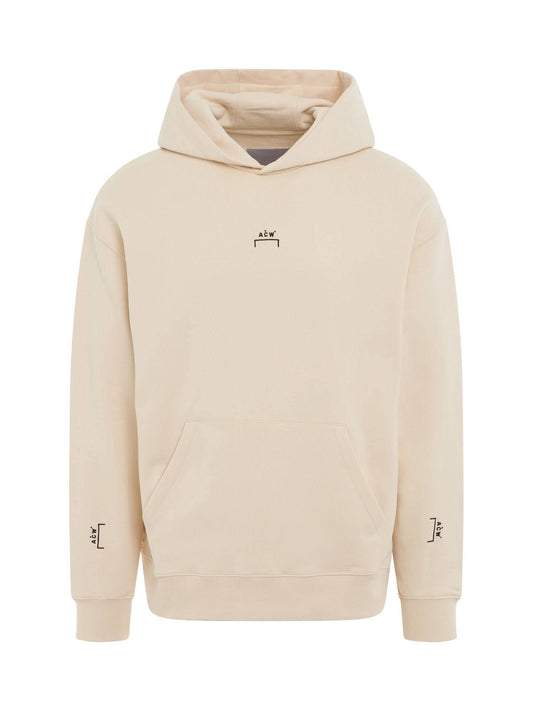 Image of Shoes. Product name - Essential Hoodie in Beige colour by brand - A-COLD-WALL