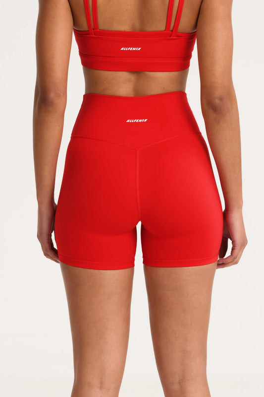 ALLFENIX CloudCore 5" Bike Short (Red)