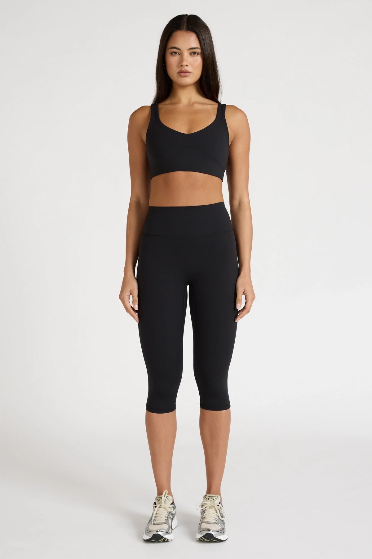 EcoSculpt Capri Legging (Black)